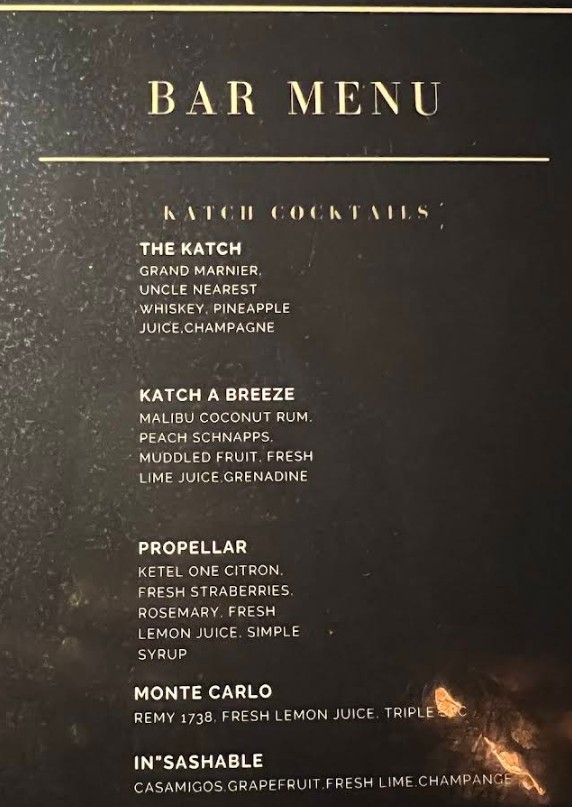 Katch Kitchen & Cocktails Restaurant Menu | Fine Dining & Cocktails in ...
